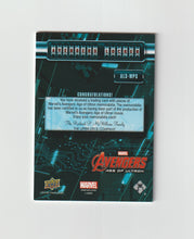 Load image into Gallery viewer, 2015 Avengers Age of Ultron Avengers Locker Duals #AL3-WPS Elizabeth Olsen as Scarlet Witch, Aaron-Taylor Johnson as Quicksilver & Thomas Kretschmann as Strucker