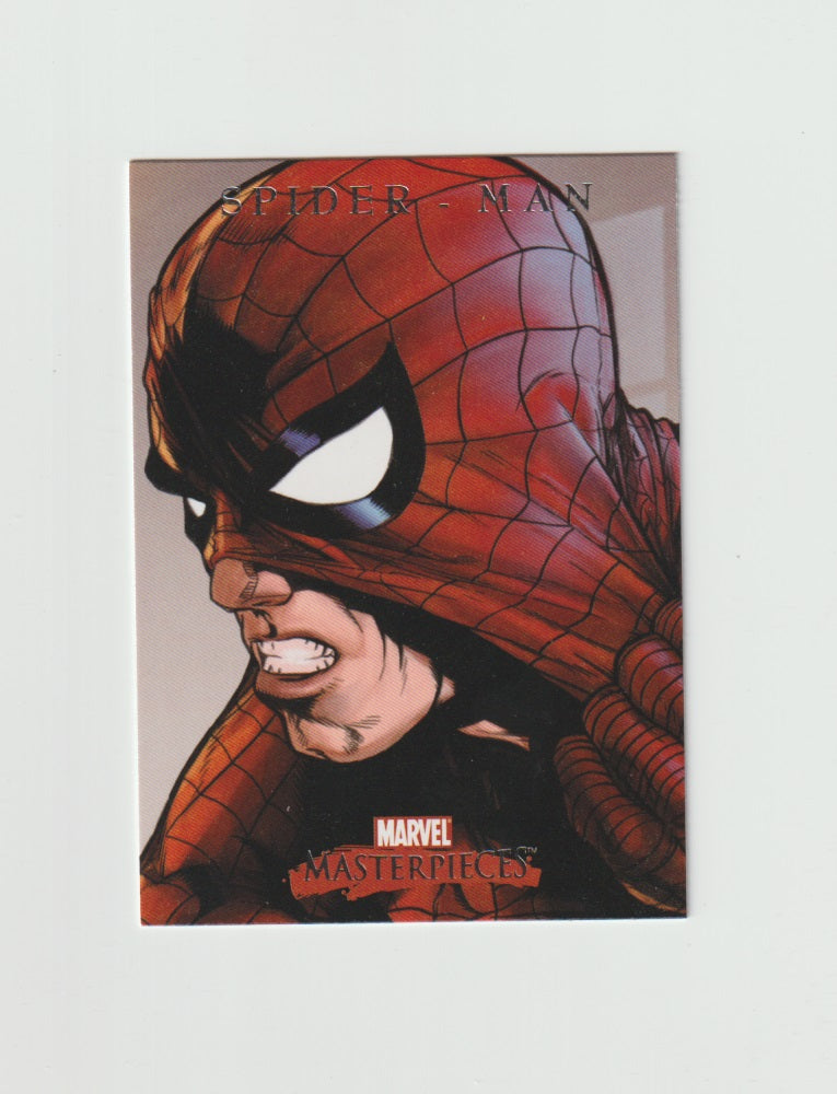 2008 Marvel Masterpieces 3 Promos #P11 Spider-Man Pulling Down His