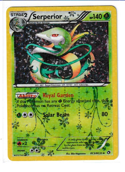 2013 Black and White Legendary Treasures Radiant Collection #RC3 Serpe –  Collectivities
