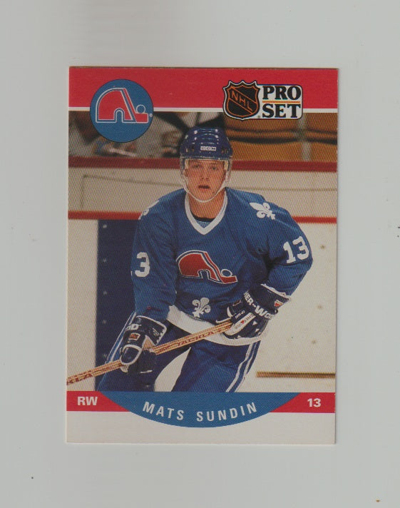 1990-91 Pro Set #636 Mats Sundin
