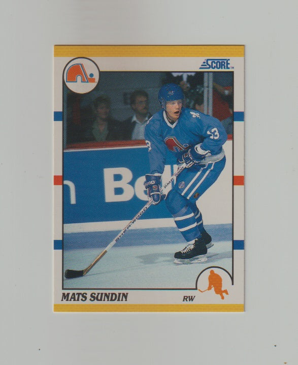 1990-91 Score Rookie Traded #100T Mats Sundin