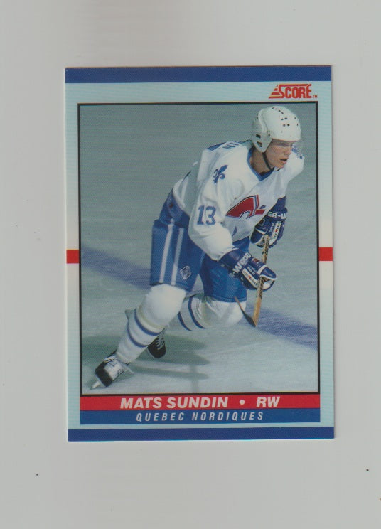 1990-91 Score Young Superstars #7 Mats Sundin