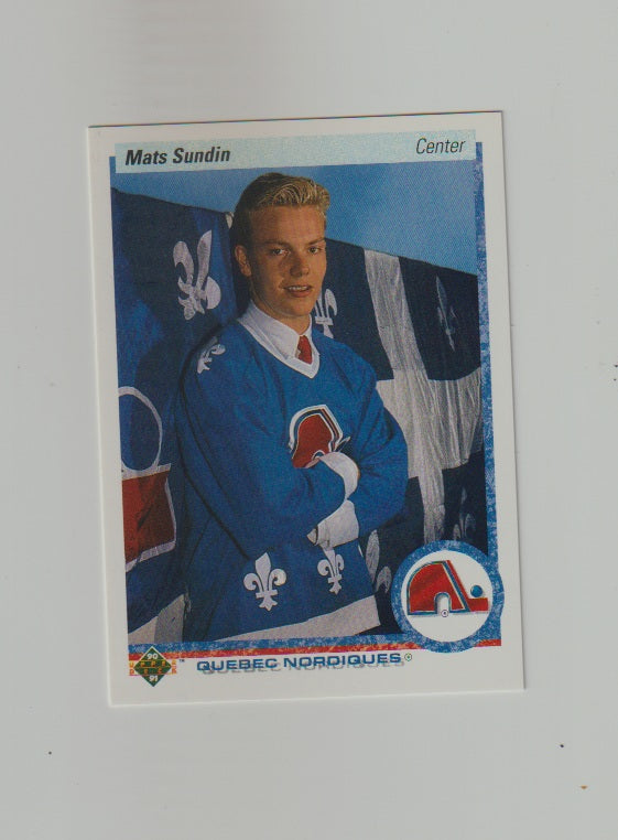 1990-91 Upper Deck #365 Mats Sundin