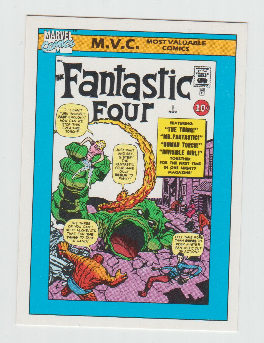 1990 Marvel Universe I #124 Fantastic Four #1