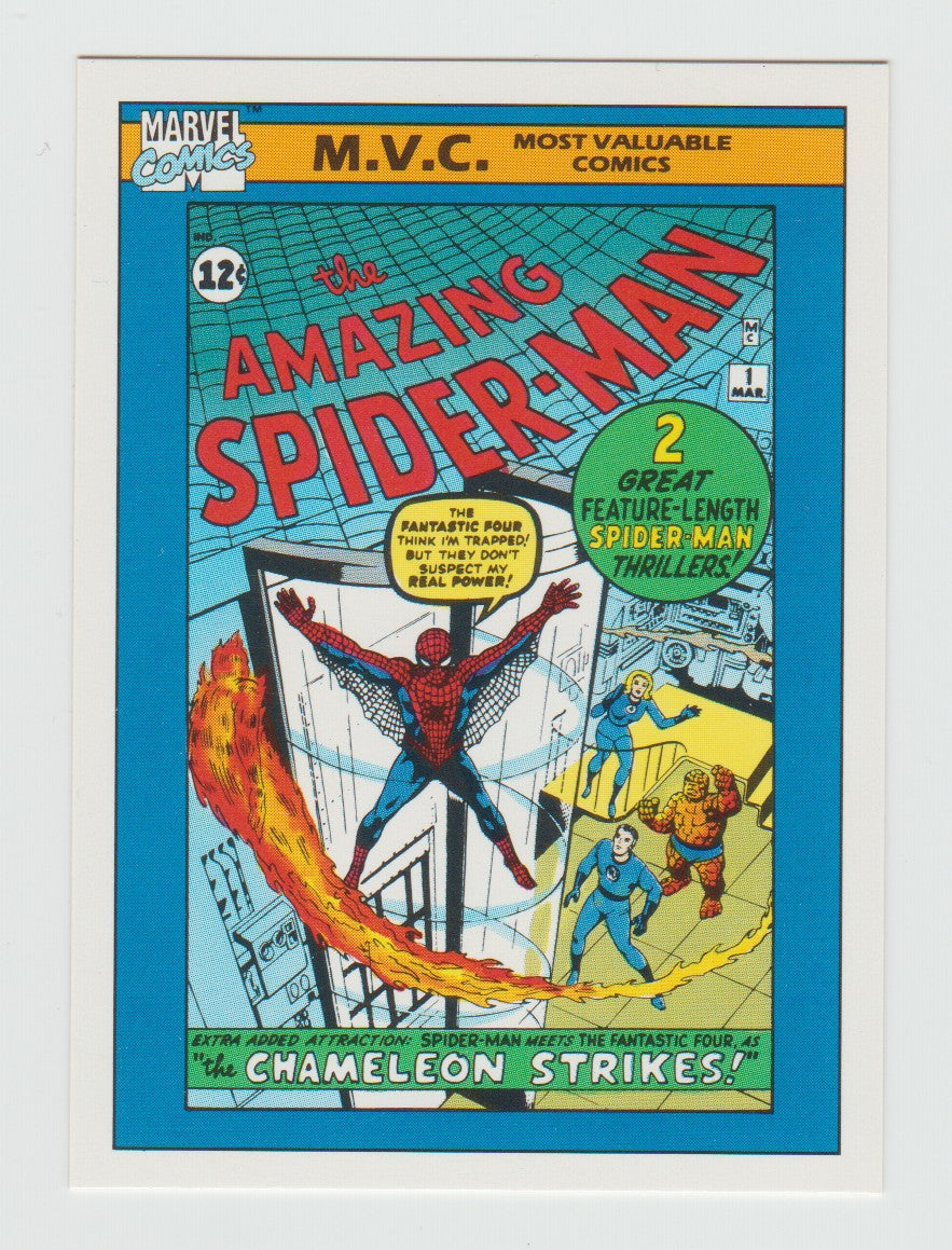 1990 Marvel Universe I #131 Amazing Spider-Man #1
