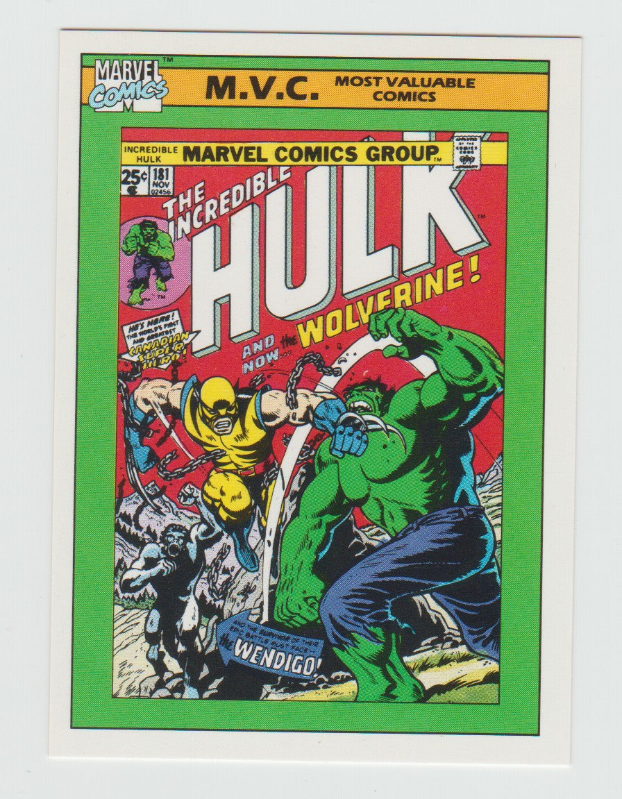 1990 Marvel Universe I #134 Incredible Hulk #181
