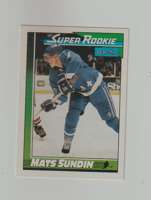 1991-92 O-Pee-Chee #12 Mats Sundin