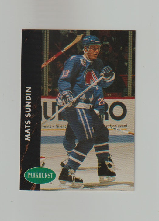 1991-92 Parkhurst #144 Mats Sundin