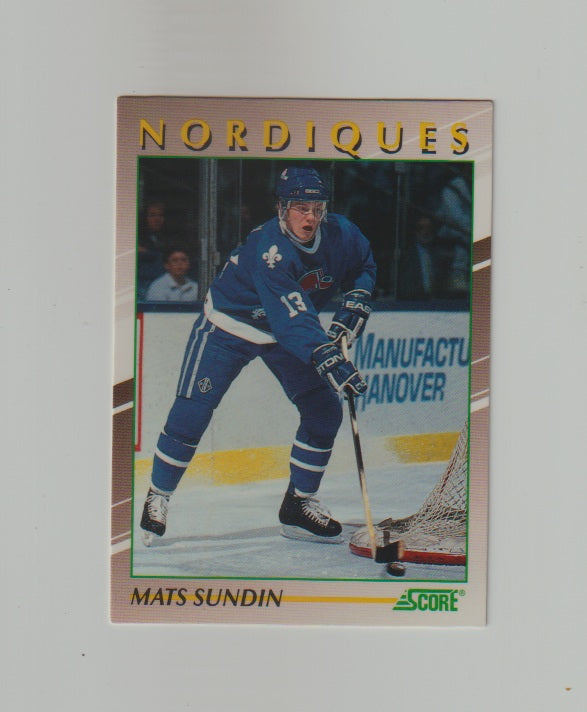 1991-92 Score Young Superstars #3 Mats Sundin