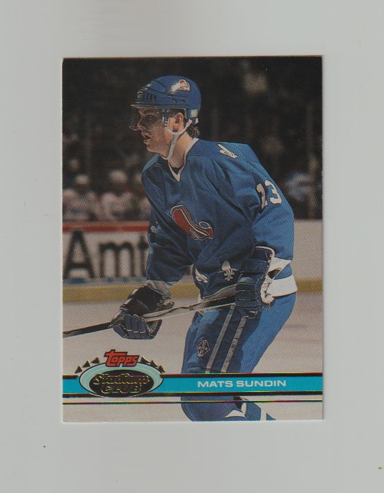1991-92 Stadium Club #300 Mats Sundin
