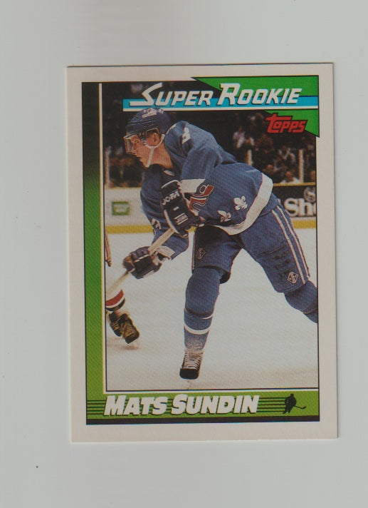 1991-92 Topps #12 Mats Sundin