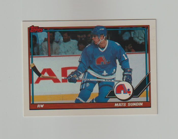 1991-92 Topps #219 Mats Sundin