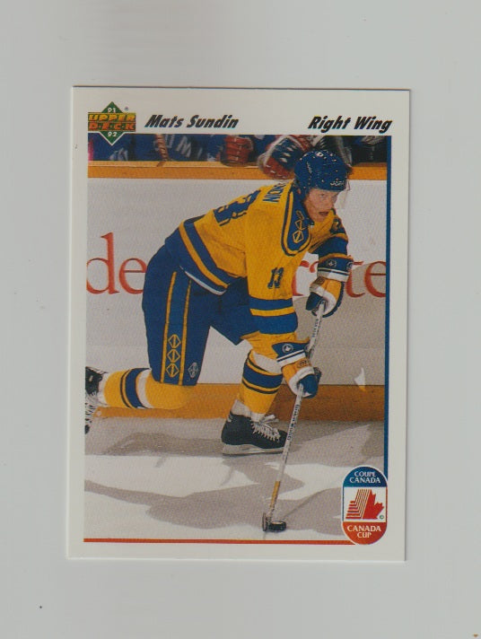 1991-92 Upper Deck #31 Mats Sundin