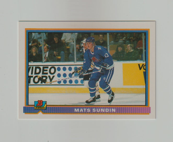 1991-92 Bowman #137 Mats Sundin