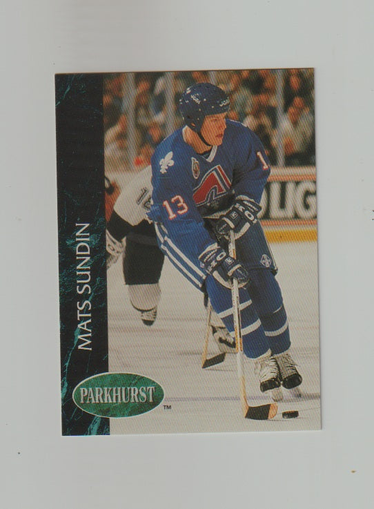 1992-93 Parkhurst #148 Mats Sundin