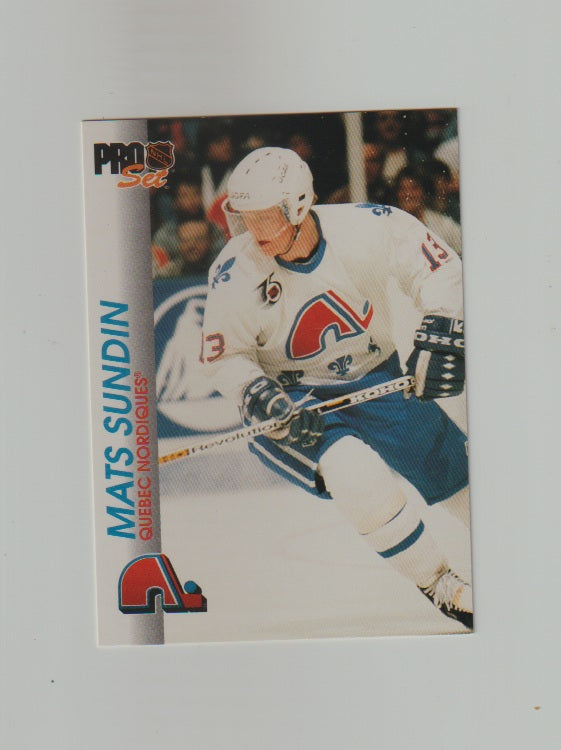 1992-93 Pro Set #149 Mats Sundin