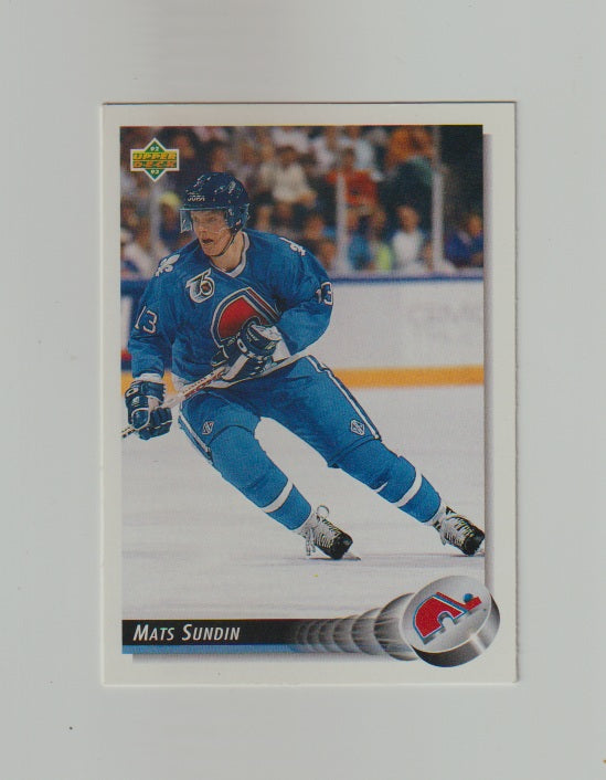 1992-93 Upper Deck #121 Mats Sundin