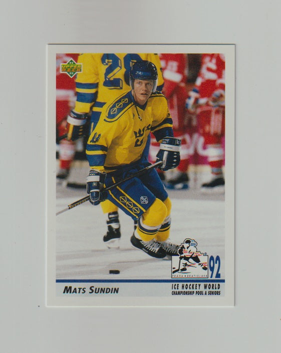 1992-93 Upper Deck #374 Mats Sundin