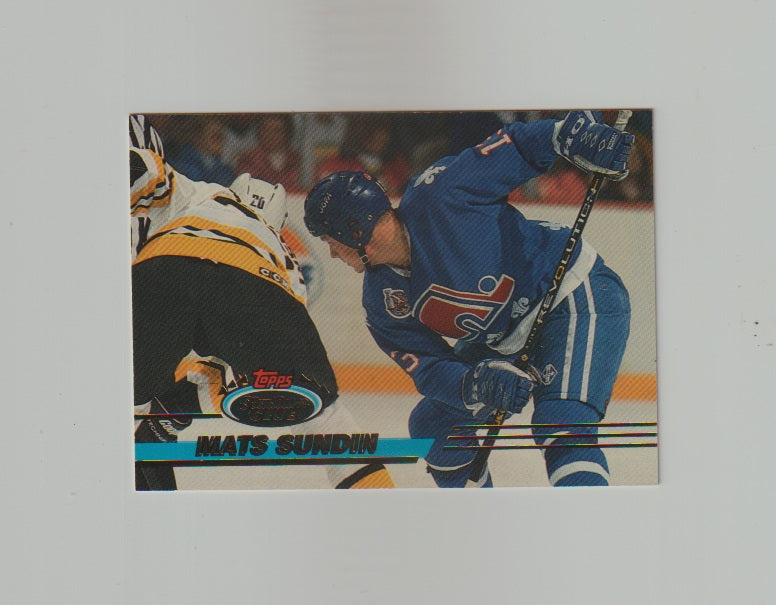 1993-94 Stadium Club #370 Mats Sundin
