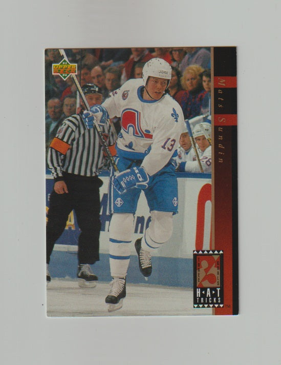 1993-94 Upper Deck Hat Tricks #HT20 Mats Sundin
