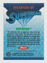 Load image into Gallery viewer, 1993 Return of Superman Foil #SP4of4
