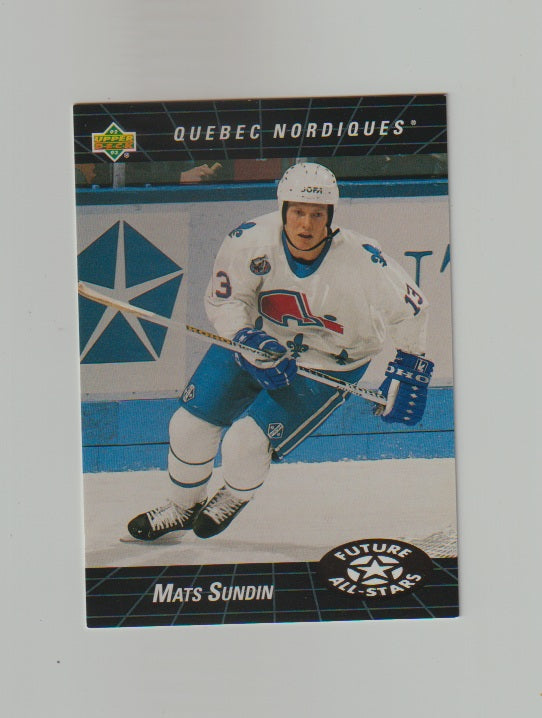 1993 Upper Deck Locker All-Stars #59 Mats Sundin