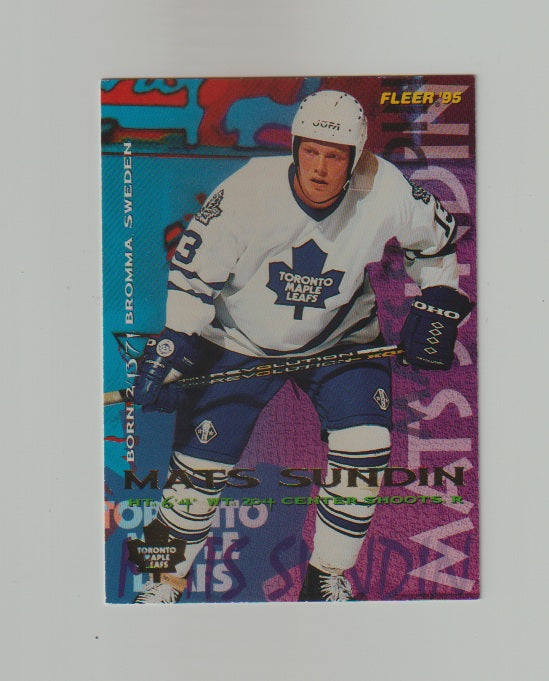 1994-95 Flair #220 Mats Sundin