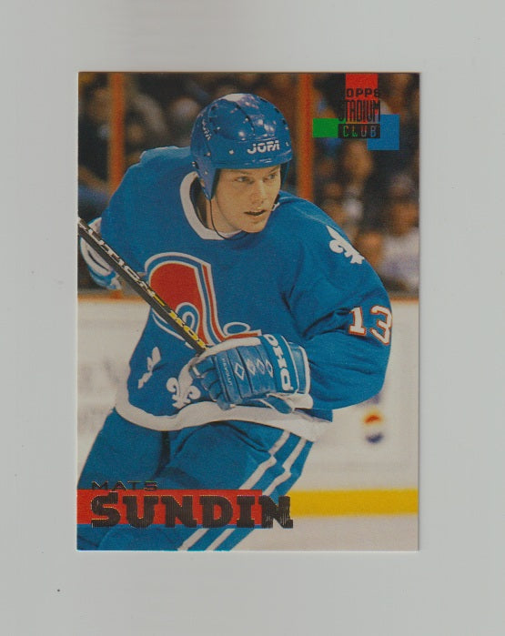 1994-95 Stadium Club #90 Mats Sundin