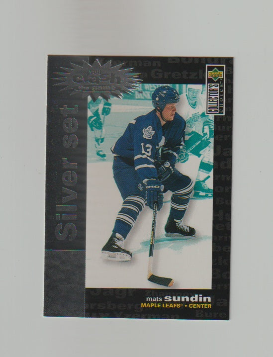 1995-96 Collector's Choice Crash The Game Silver Prize #C30 Mats Sundin