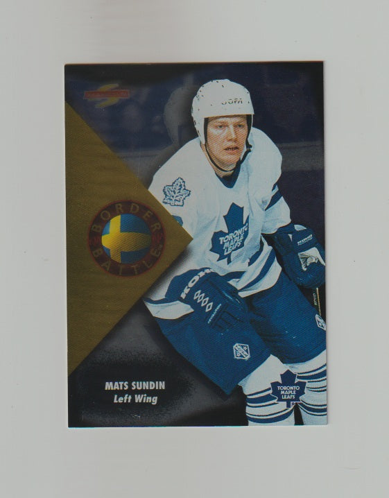 1995-96 Score Border Battle #15 of 15 Mats Sundin