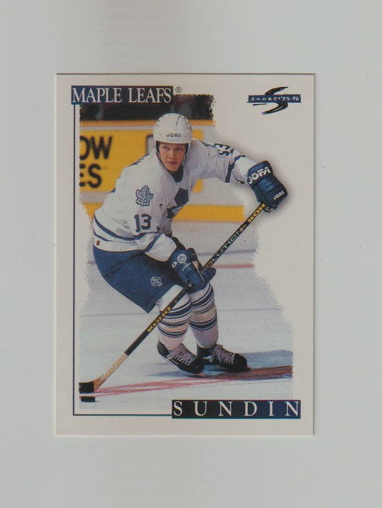 1995-96 Score #56 Mats Sundin