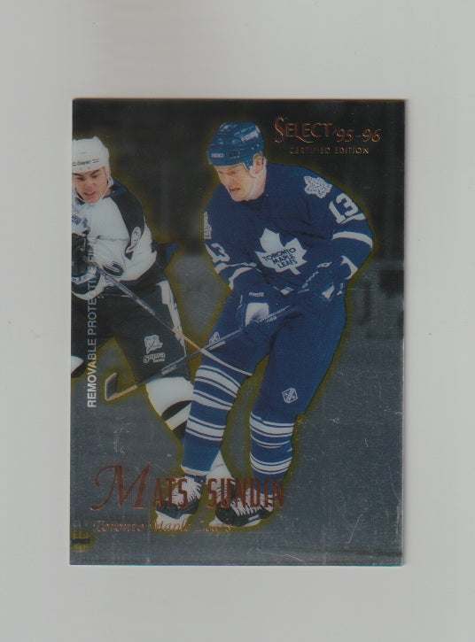 1995-96 Select Certified #7 Mats Sundin