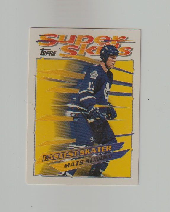 1995-96 Topps Superskills #32 Mats Sundin