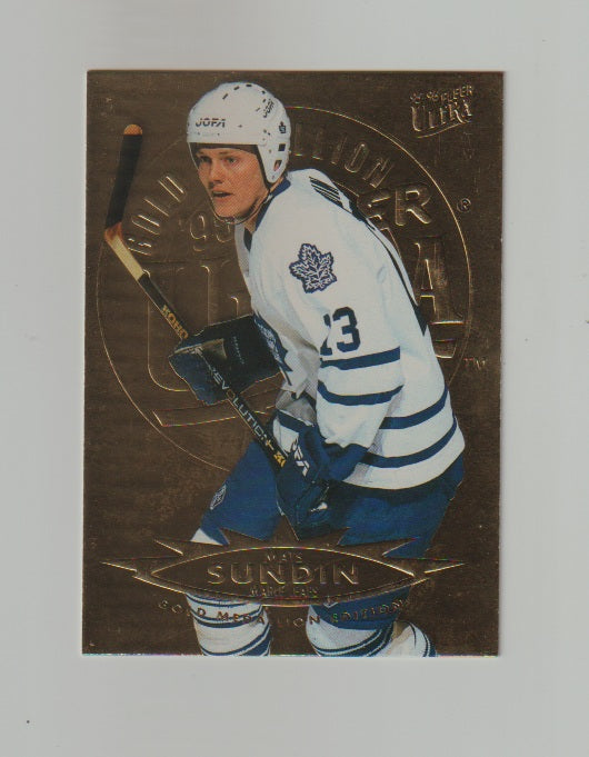1995-96 Ultra Gold Medallion #164 Mats Sundin