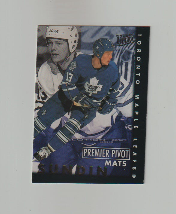 1995-96 Ultra Premier Pivots #9 of 10 Mats Sundin