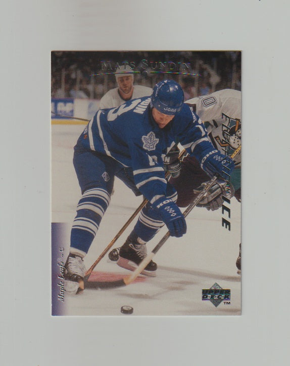 1995-96 Upper Deck Electric Ice #147 Mats Sundin