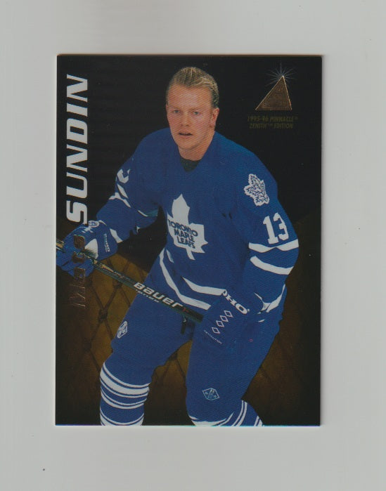 1995-96 Zenith #19 Mats Sundin