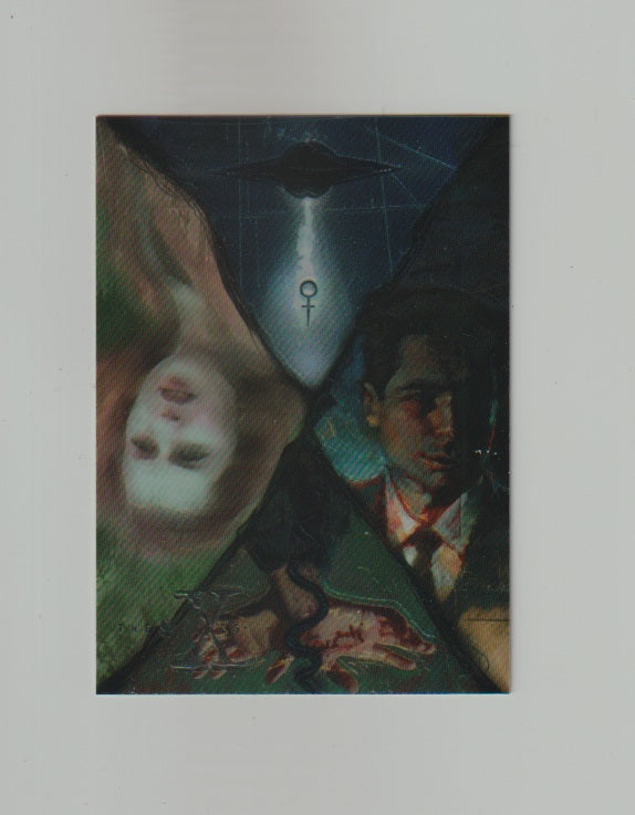 1995 X-Files Season 1 Finest Chromium Promos #TXFM2 X-Files Magazine