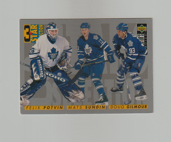 1996-97 Collector's Choice  3 Star Selection #332 Mats Sundin