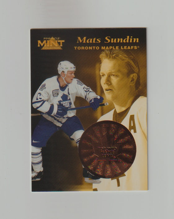 1996-97 Pinnacle Mint Bronze #17 Mats Sundin
