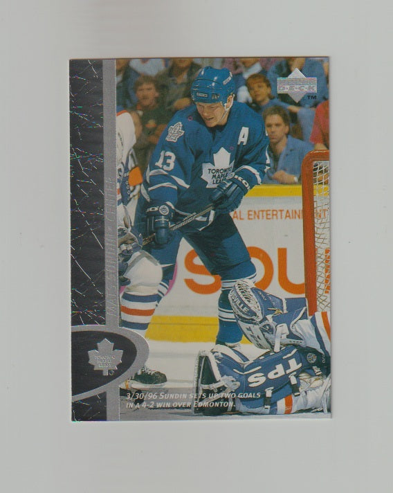 1996-97 Upper Deck #160 Mats Sundin