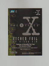 Load image into Gallery viewer, 1996 X-Files Season 2 Etched Foil #i5 Feelings of Unreality Part Two

