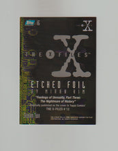 Load image into Gallery viewer, 1996 X-Files Season 2 Etched Foil #i6 Feelings of Unreality Part Three
