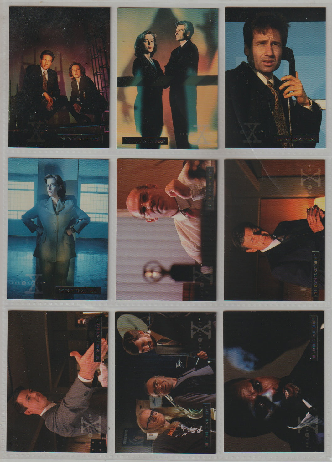 1996 X-Files Season 2 Insert Set Foil 72 Cards