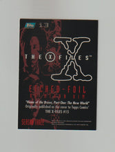 Load image into Gallery viewer, 1996 X-Files Season 3 Etched Foil #i3 Home of the Brave Part One
