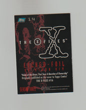Load image into Gallery viewer, 1996 X-Files Season 3 Etched Foil #i4 Home of the Brave Part Two
