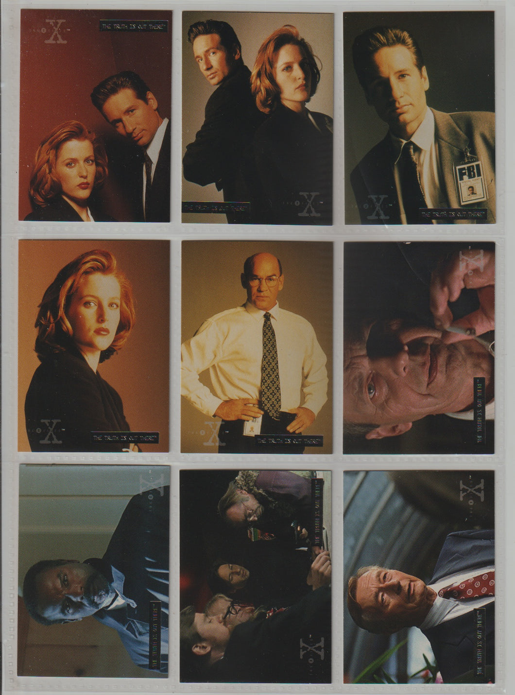 1996 X-Files Season 3 Insert Set Foil 72 Cards