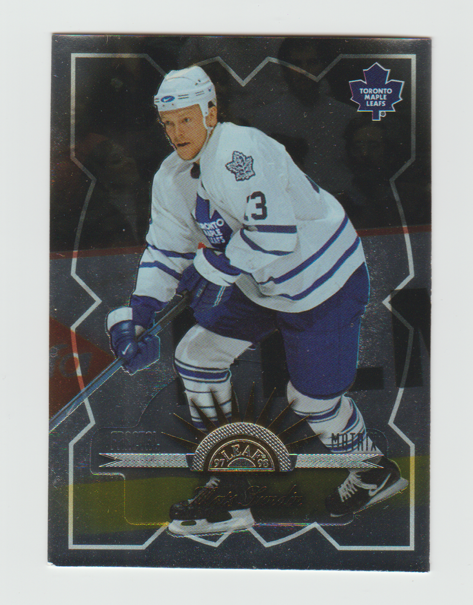 1997-98 Leaf Fractal Matrix #142 Mats Sundin