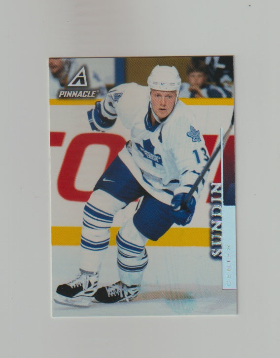 1997-98 Pinnacle #50 Mats Sundin