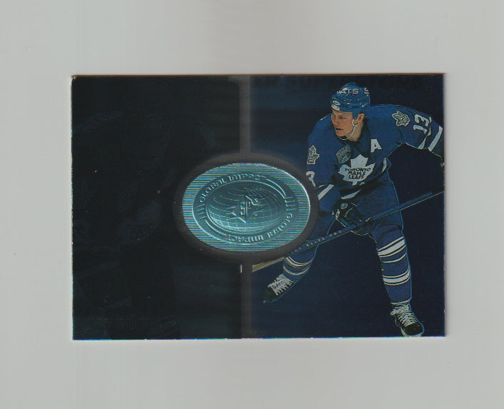1998-99 SPx Finite Global Impact #118 Mats Sundin